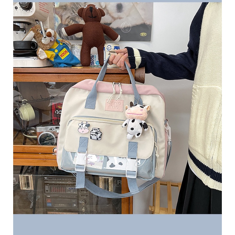 Bololo Túi Đeo Chéo Nylon Phong Cách Harajuku Hàn Quốc Dễ Thương Mới Cho Học Sinh