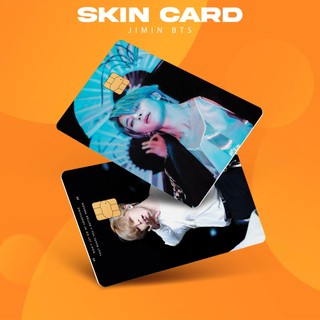 Miếng dán thẻ card jimin bts | skin atm, thẻ chung cư trang trí - chất liệu decal vinyl chống nước