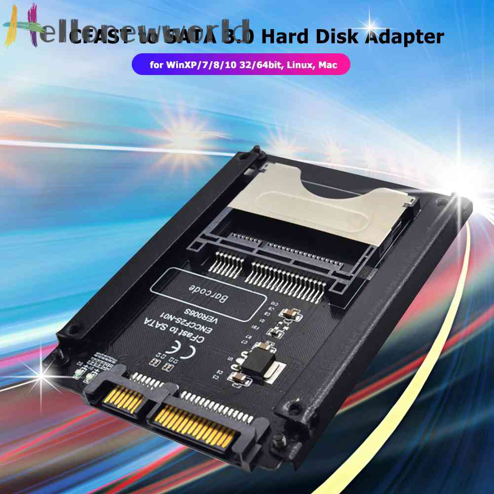 Đầu Đọc Thẻ Chuyển Đổi CFAST Sang SATA 3.0 HDD SATA 22 Pin