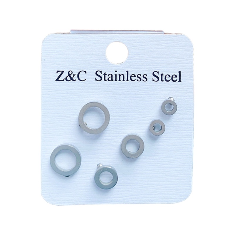 Bông Tai Thiết Kế Đơn Giản Phong Cách Punk Thời Trang Cho Nữ