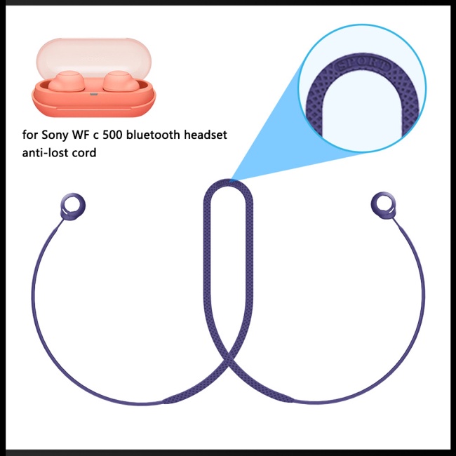Dây Đeo Cổ Co Giãn Chống Thất Lạc Cho Tai Nghe Sony Wf-c500