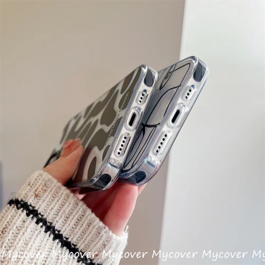 Ốp Điện Thoại Silicon Họa Tiết Tranh Trừu Tượng Chống Sốc Cho Iphone 11 12 13 14 Pro Max X Xr Xs 8 7 6 Plus SE 2020