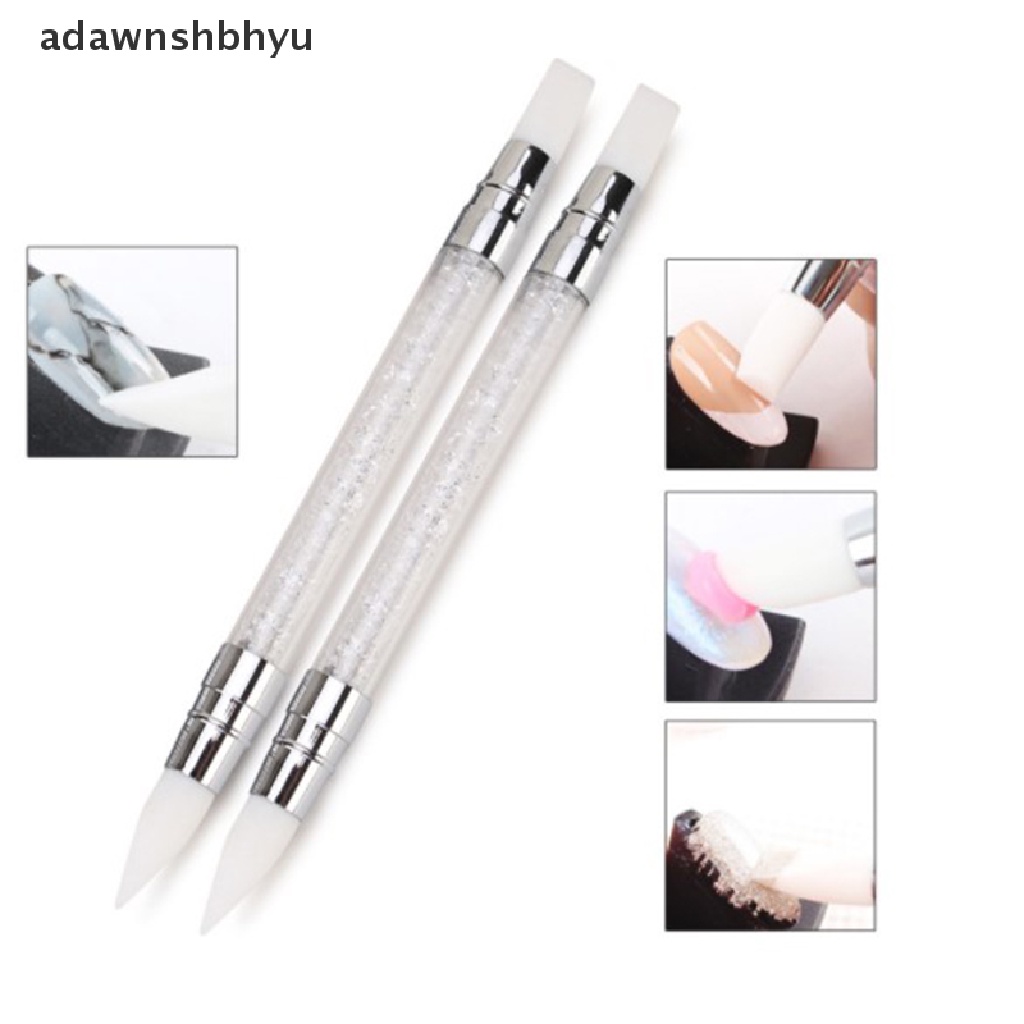 1 Cây Bút Hai Đầu Bằng Silicon Dùng Trang Trí Móng Tay DIY