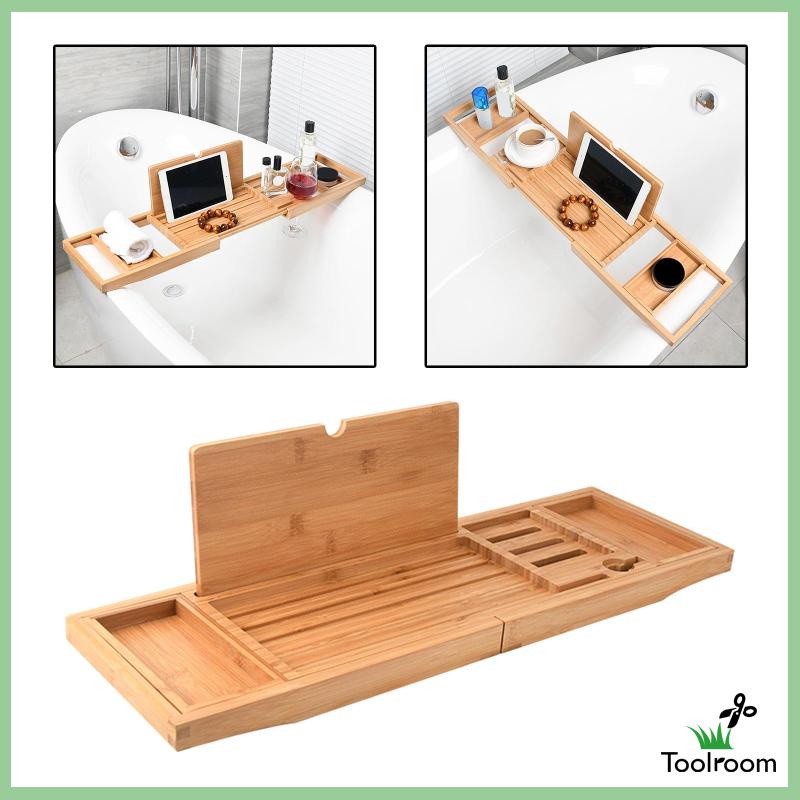 Khay Gỗ Tự Nhiên Đựng Xà Phòng / Điện Thoại 23.62 '' - 34.25 ''