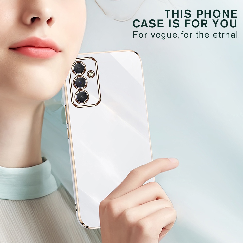 Luxury Plating Phone Case Shockproof Shell Back Cover For Samsung Galaxy A54 A34 A14 5G 4G