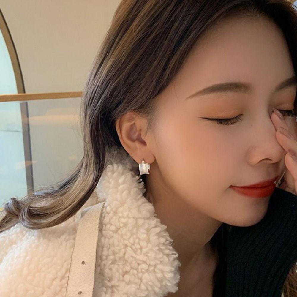 Khuyên Tai Kim Loại WMES15H Phong Cách Punk Cá Tính Cho Nữ