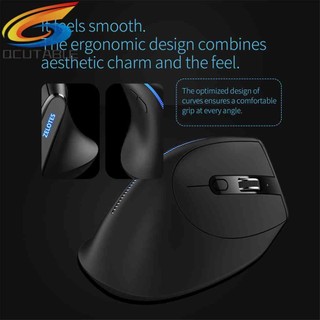 ZELOTES F-36A Optical Vertical Mouse 6 Buttons Computer Mice 2400 DPI Adjustable