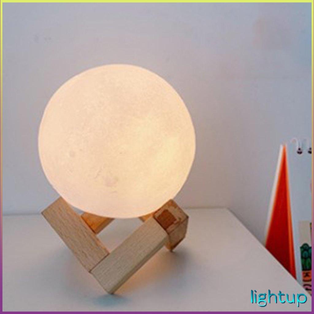 Đồ đạc trong nhà Đèn ngủ mặt trăng 8Cm Có chân đế Trang trí mô hình điện tử