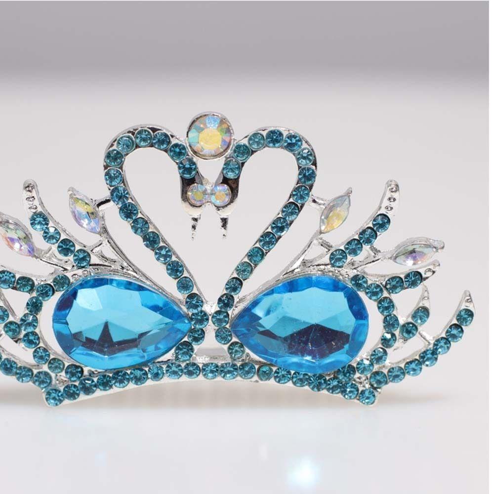 Vương Miện Cài Tóc Hình Thiên Nga Cho Bé Gái