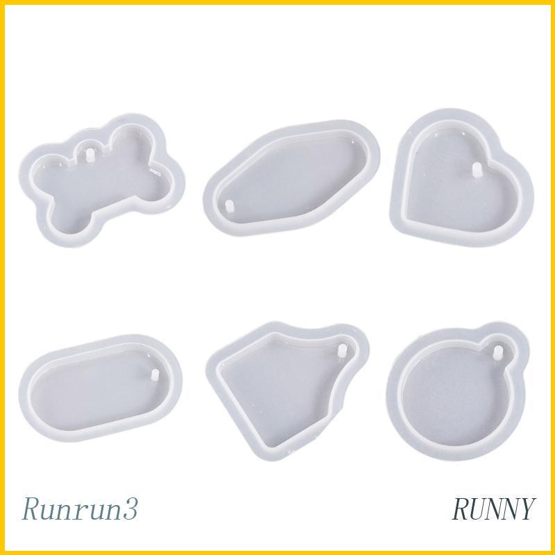 Khuôn Silicone Làm Mặt Dây Chuyền Hình Oval / Quạt / Tròn Độc Đáo