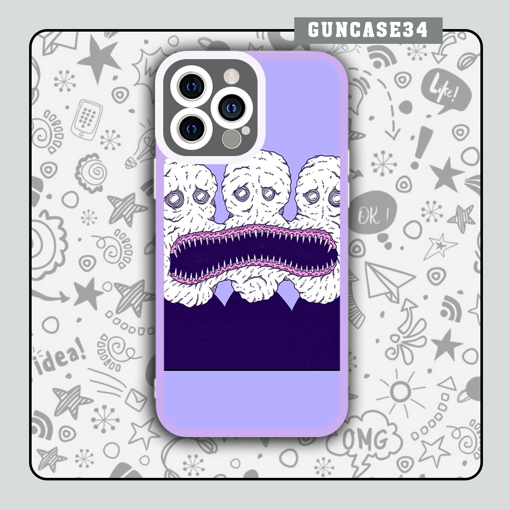 Ốp iphone cạnh vuông Guncase34 Beast Giclee 6/6s/7/7plus/8/8plus/x/xr/xs/11/12/13/pro/plus/promax/14prm