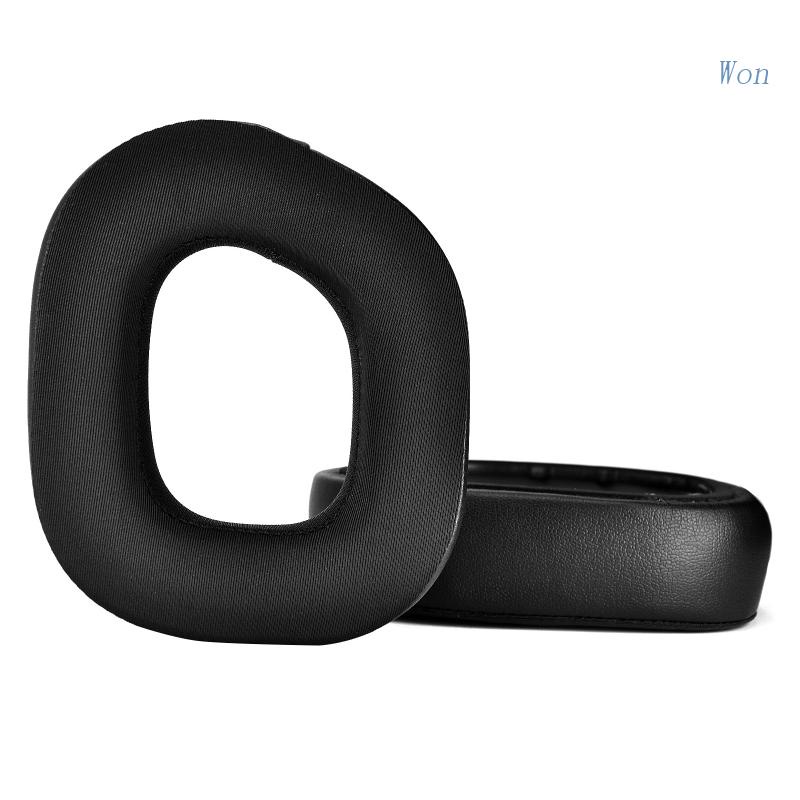 Won Breathable Ear Pads for HS80 RGB Headset Cover Memory Foam Earcups Earphone Earmuffs Round Cup Replacement