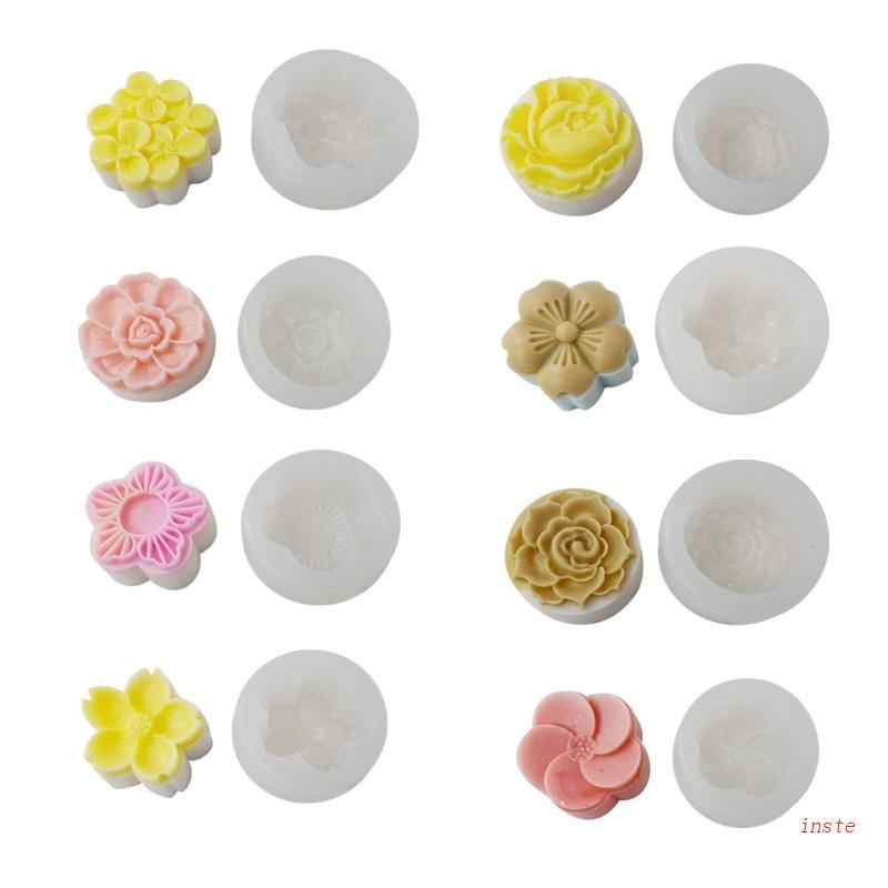 Khuôn Silicone Làm Bánh Kẹo Hình Hoa Đậu Xanh DIY