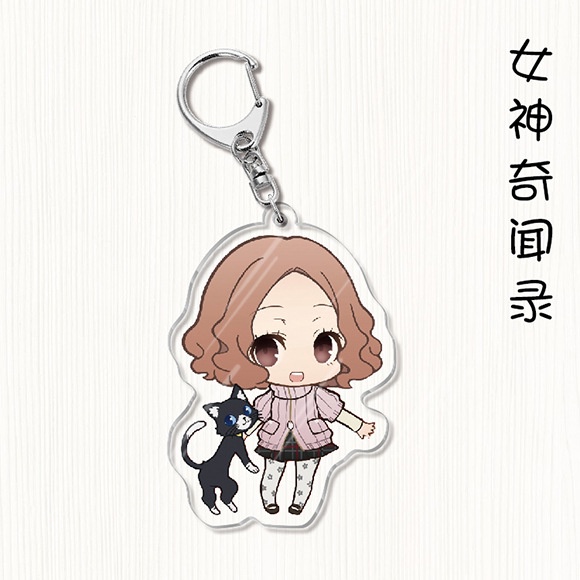 Set 5 Móc Khóa Hình Nhân Vật Hoạt Hình Game Persona