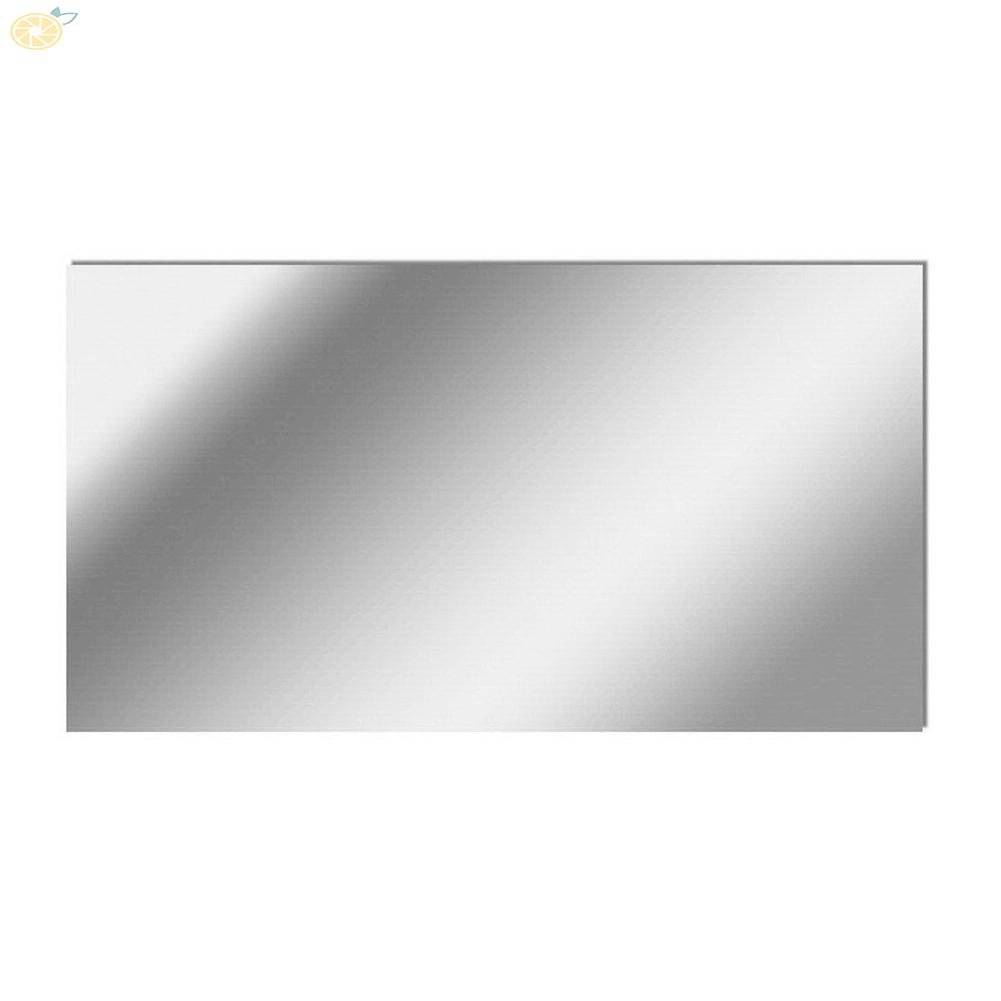 【VARSTR】Mirror Wall Sticker Foil Wall Mirror Mirror 0.1MM Thick 60*200cm 1 Pcs 200x60 Cm