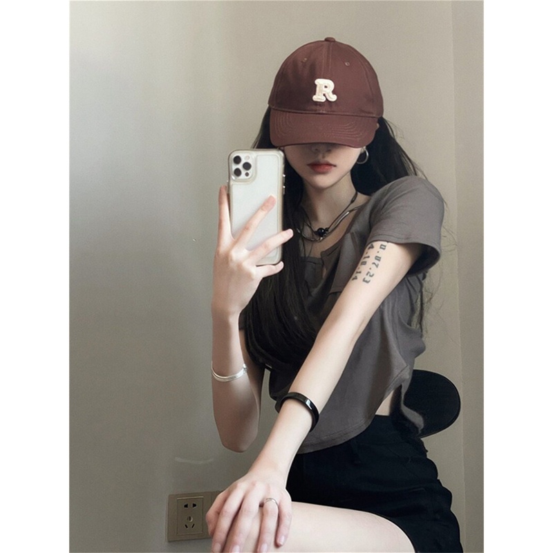 NRVP Áo Thun Tay Ngắn In Họa Tiết Phong Cách Hàn Quốc Mới Cho Nữ