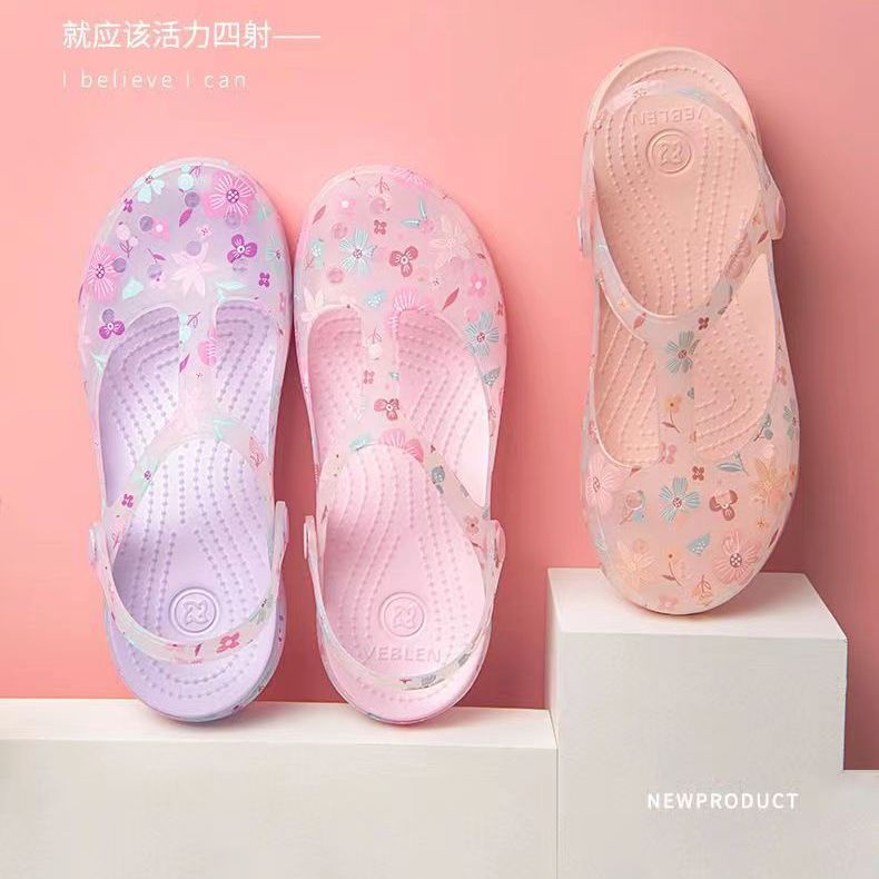 Dép Sandal Đế Xuồng Siêu Nhẹ Chống Trượt Thoáng Khí Dành Cho Nữ