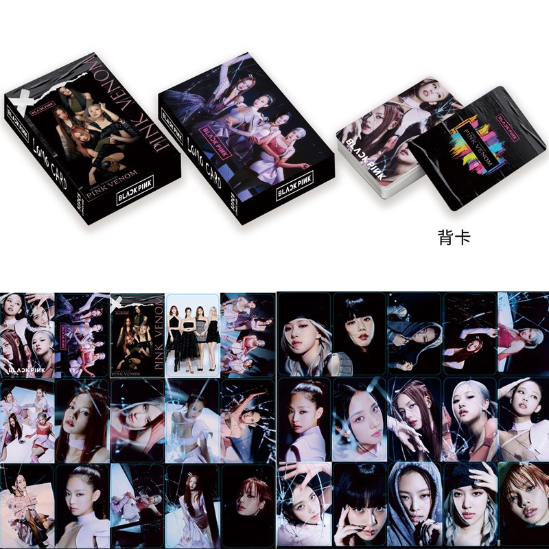 Hôp Lomo Pink Venom BORN PINK LISA JENNIE ROSE JISOO