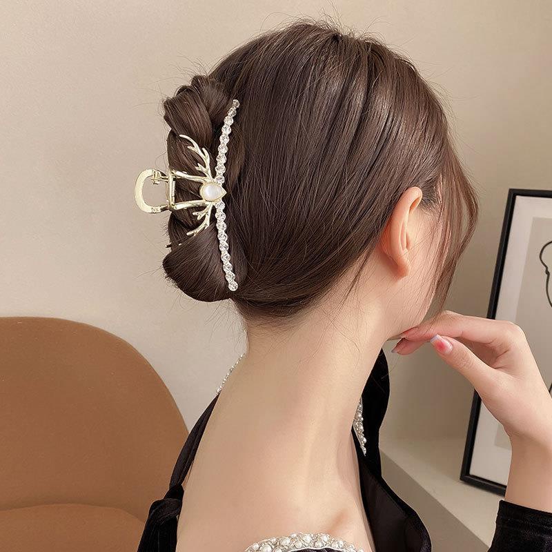 Kẹp Tóc Đính Ngọc Trai Thời Trang Hàn Quốc Thanh Lịch Cho Nữ