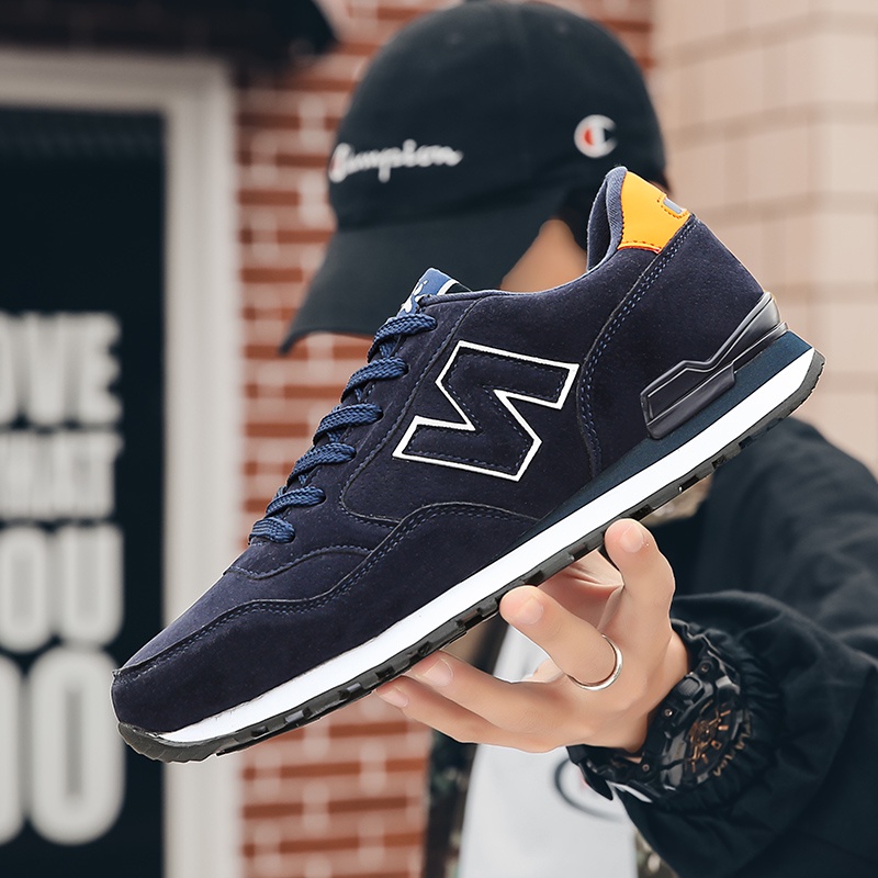 Giày Thể Thao Chạy Bộ Đệm Khí Chống Trượt / Mòn / Trượt Hình Chữ N Thời Trang Cho Nam Và Nữ