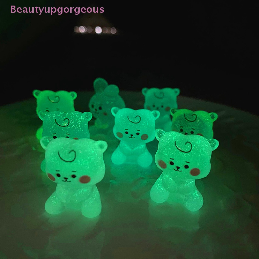 Set 2 Chú Lạc Đà Dạ Quang Hoạt Hình Trang Trí Tiểu Cảnh / Nhà Búp Bê