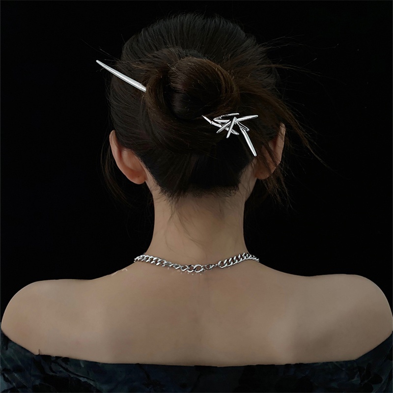 Trâm Cài Tóc Bằng Kim Loại Thiết Kế Mới Thời Trang Theo Phong Cách Trung Hoa