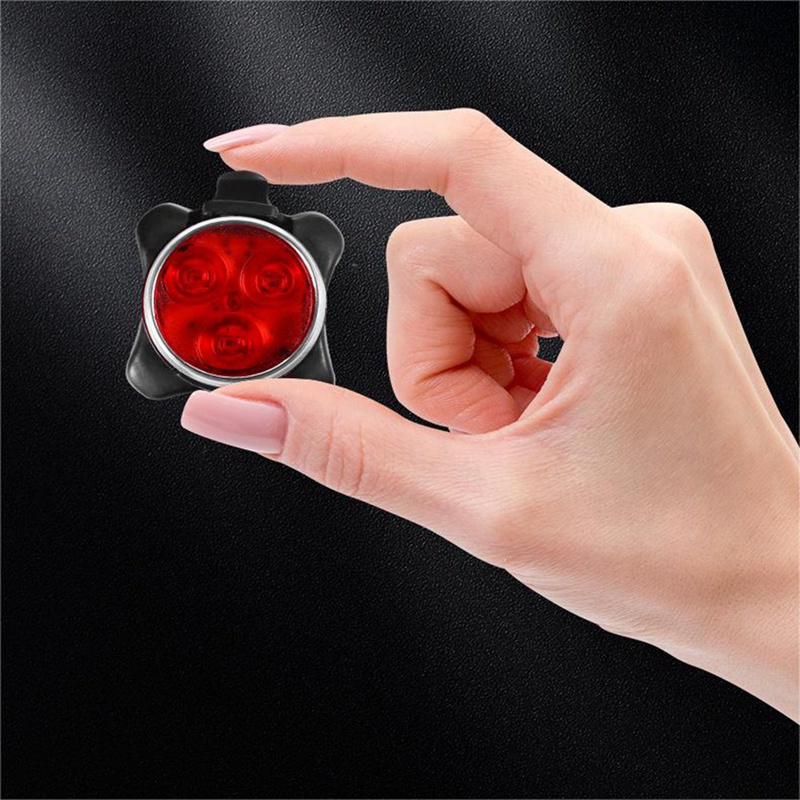 Đèn Led Gắn Đuôi Xe Đạp Leo Núi Sạc USB
