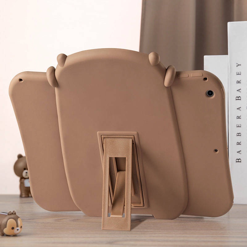 Ốp silicon hoạt hình mỏng chống rơi/ Cường lực thích hợp cho Apple Air1/2 9 10.2