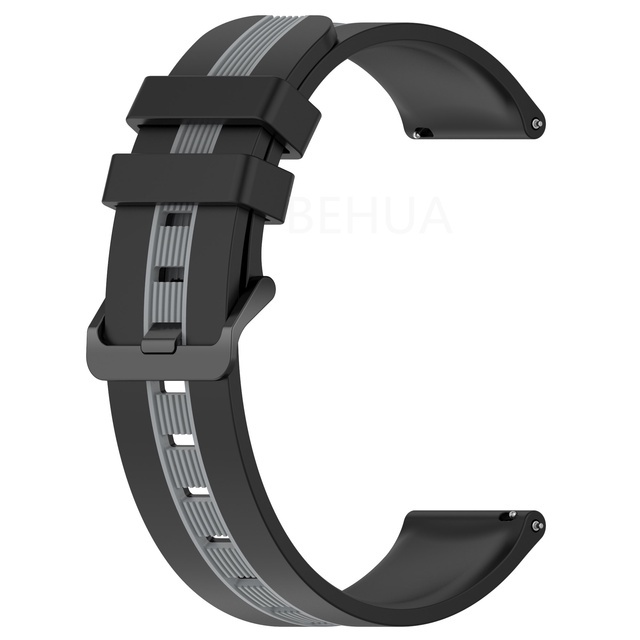 Dây Đeo Silicone 20mm 22mm Cho Đồng Hồ Thông Minh Huawei GT3 SE GT2 42mm GT 3 Pro 46mm 43mm
