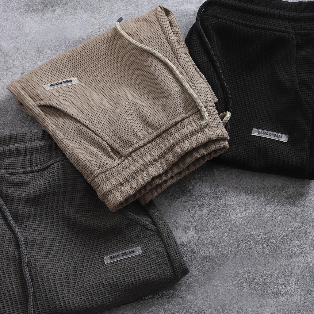 Quần đùi nam vải thun xốp form dáng trẻ trung chất dày dặn thấm hút mồ hôi DOLMAN