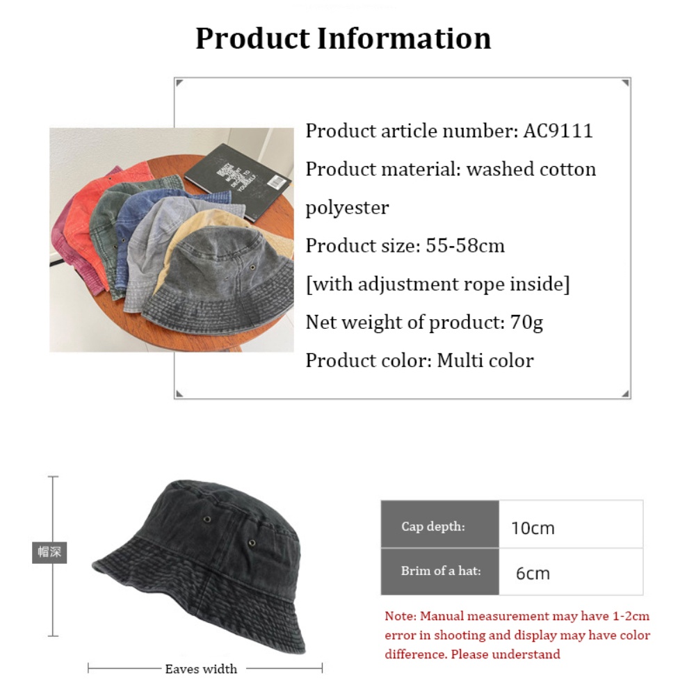 Nón Tai Bèo Vải Jean Phong Cách Hip Hop Cho Nam Và Nữ