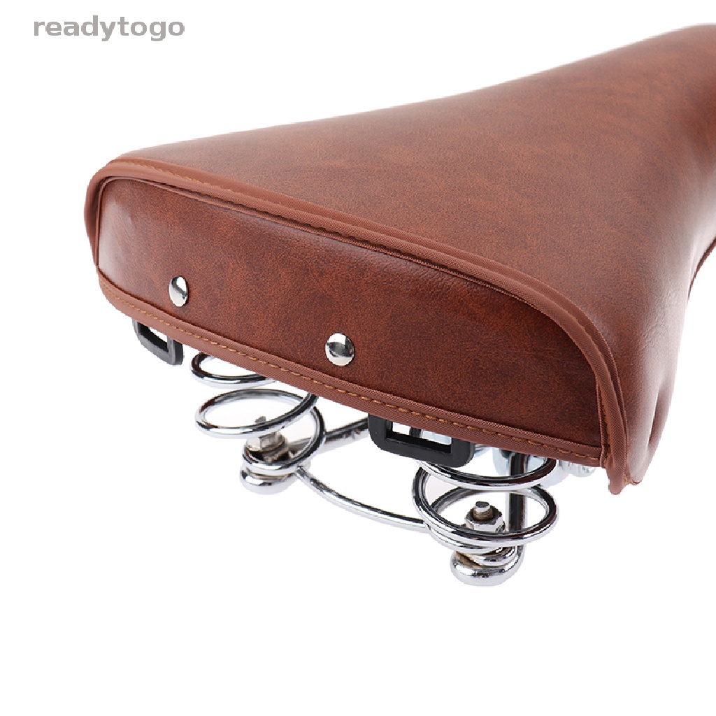 Yên Xe Đạp Chất Liệu Da PU Thoải Mái Phong Cách Retro Vintage