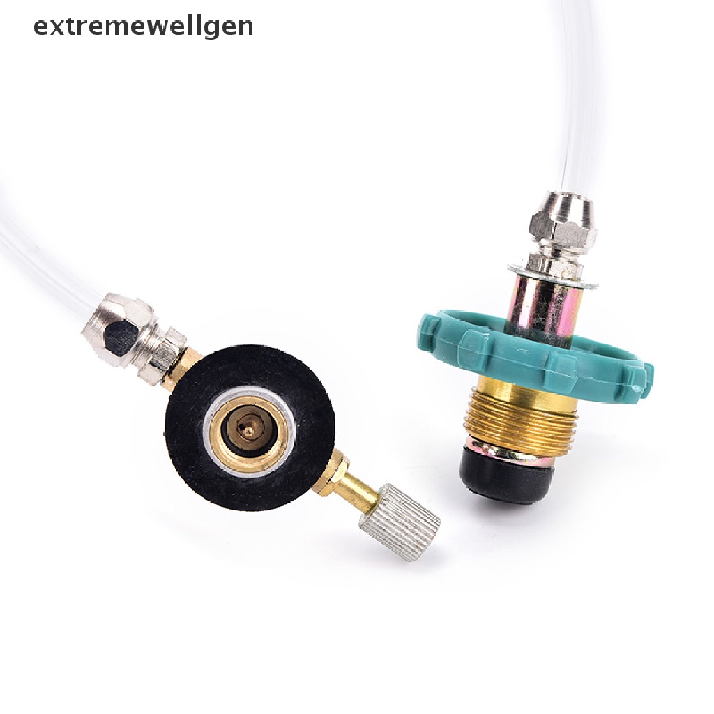 [extremewellgen] Đầu Nối Chuyển Đổi Bình Gas Propane Phẳng Dùng Khi Đi Cắm Trại Ngoài Trời LLF