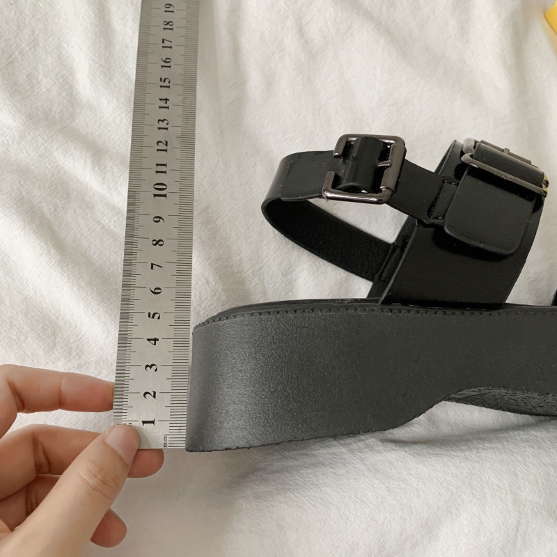 Xăng đan Đế Dày Khóa Kim Loại Thời Trang Mùa Hè Cho Nữ-AA0177