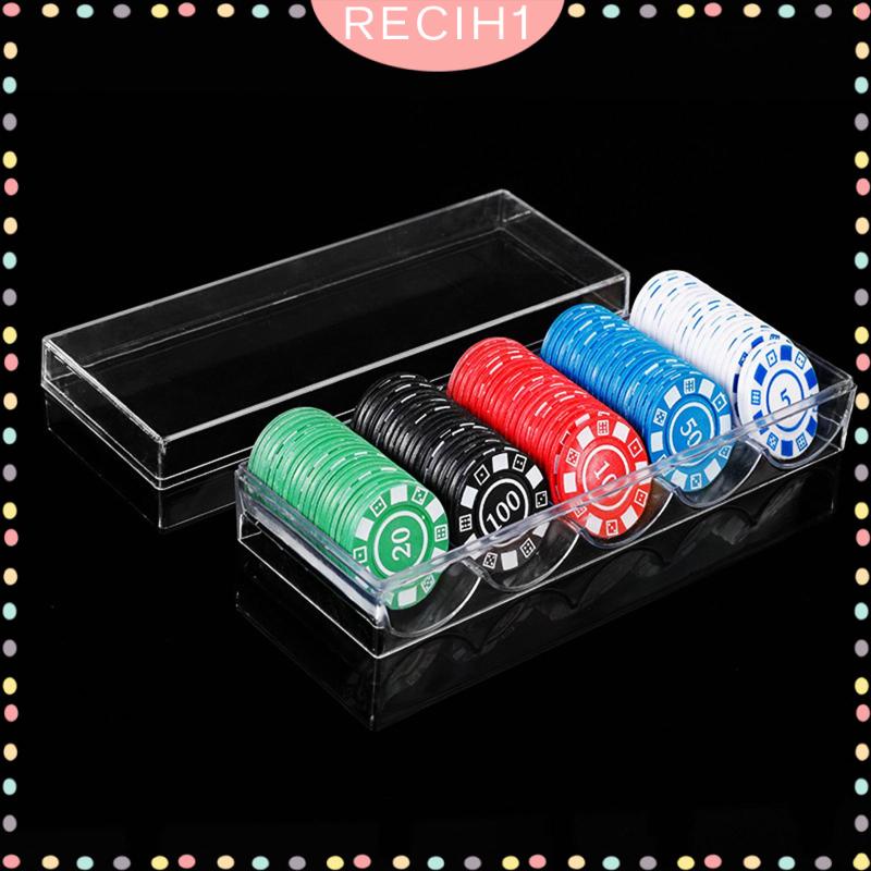 Khay Đựng Chip Chơi Game 5 Ngăn Chống Bụi Bền Chắc Tiện Lợi Dành Cho Gia Đình / Đi Du Lịch