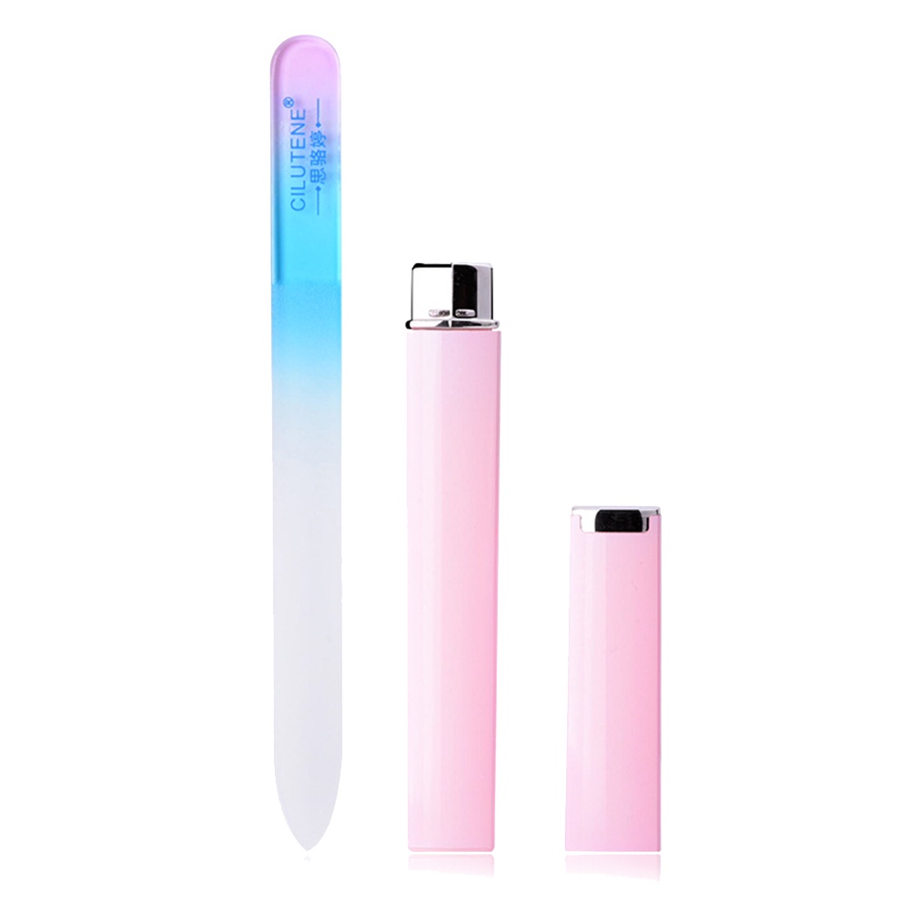 Dụng Cụ Dũa Móng Tay Bằng Hợp Kim Kèm Hộp Đựng