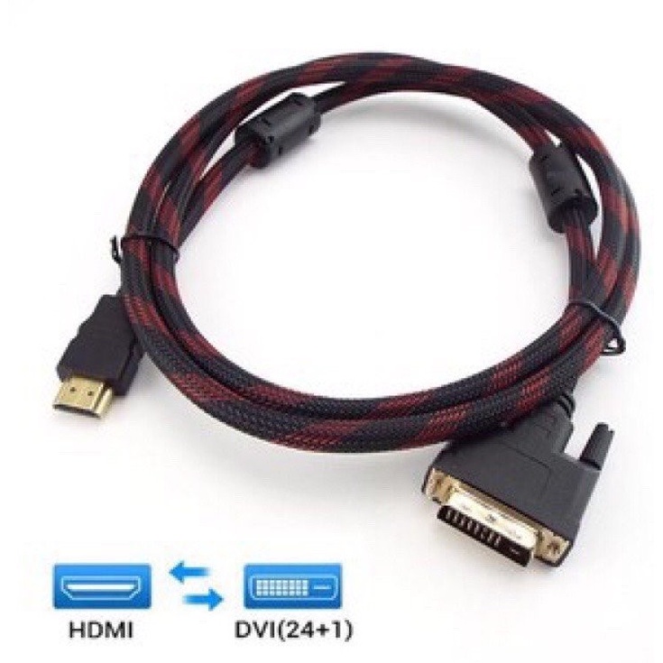 Cáp chuyển 2 chiều DVI sang HDMI (24+1)