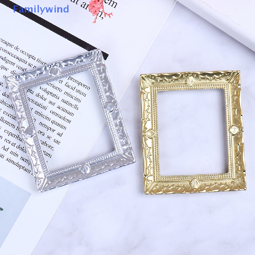 Mô Hình Khung Ảnh Bằng Nhựa Resin Tỷ Lệ 1 / 12 Trang Trí Nhà Búp Bê