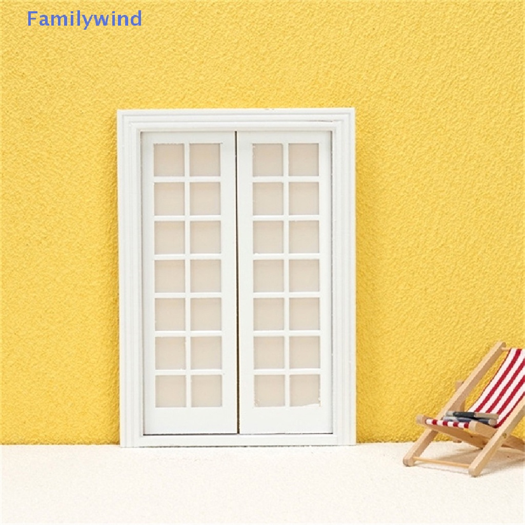 1 Set 28 Mô Hình Cửa Đôi 28 Cửa Màu Trắng Dùng Trang Trí Nhà Búp Bê / Nhà Búp Bê DIY