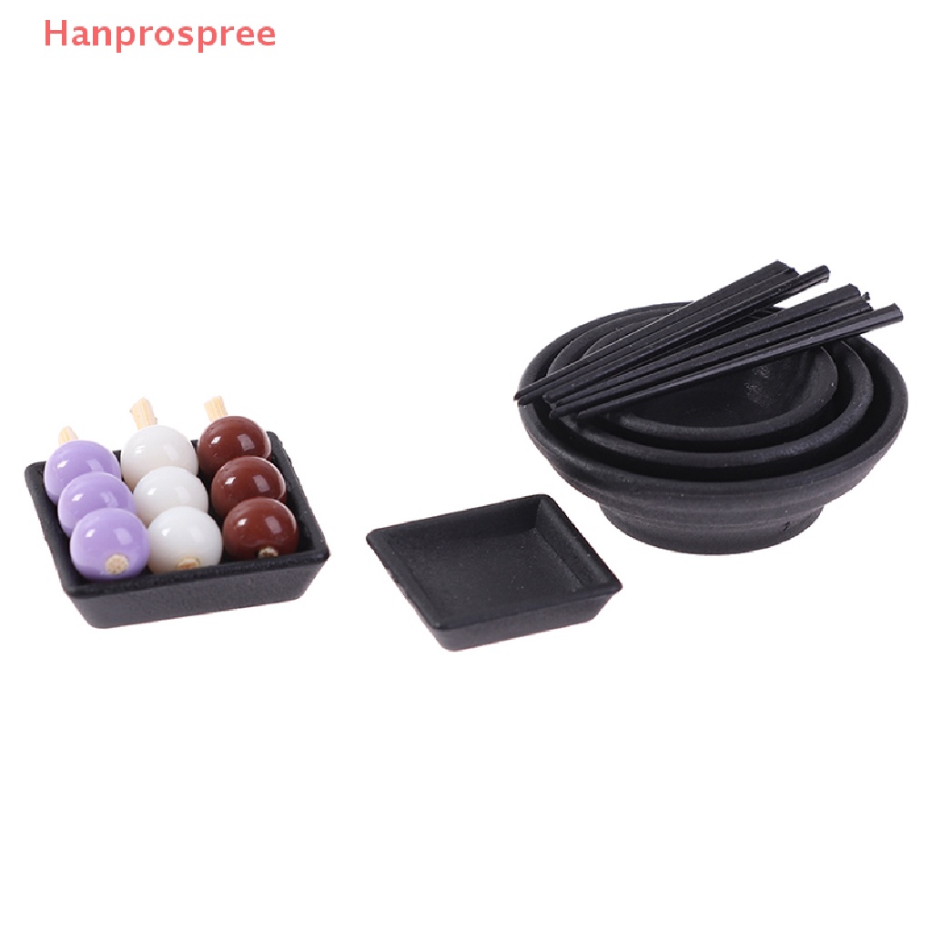 Hanprospree > Bộ Chén Ăn Ramen Cá Mini Tỉ Lệ 1 / 12 Trang Trí Nhà Búp Bê