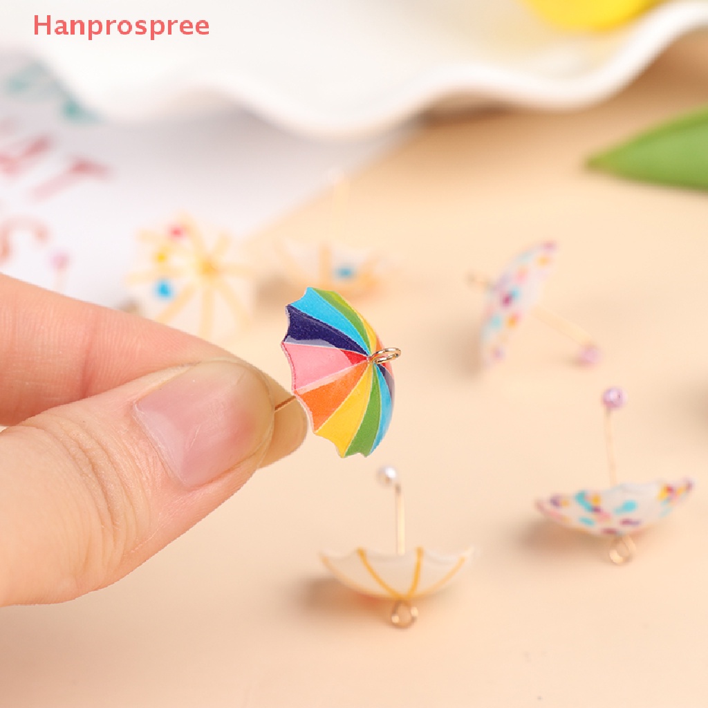 Bộ 5 Dù Mini Tỉ Lệ 1 / 12 Dùng Trang Trí Nhà Búp Bê