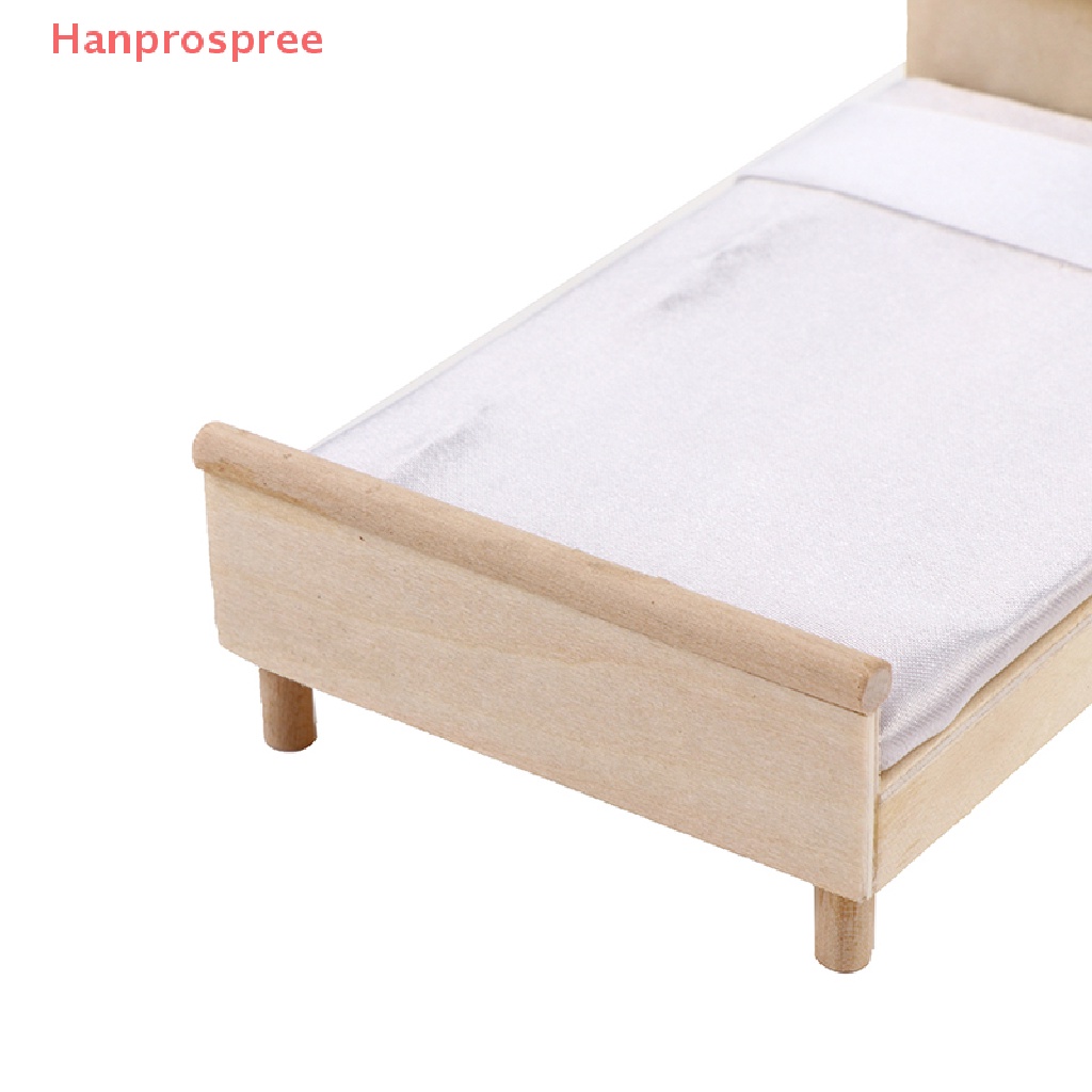 Mô Hình Giường Ngủ Mini Tỉ Lệ 1: 12 Trang Trí Nhà Búp Bê