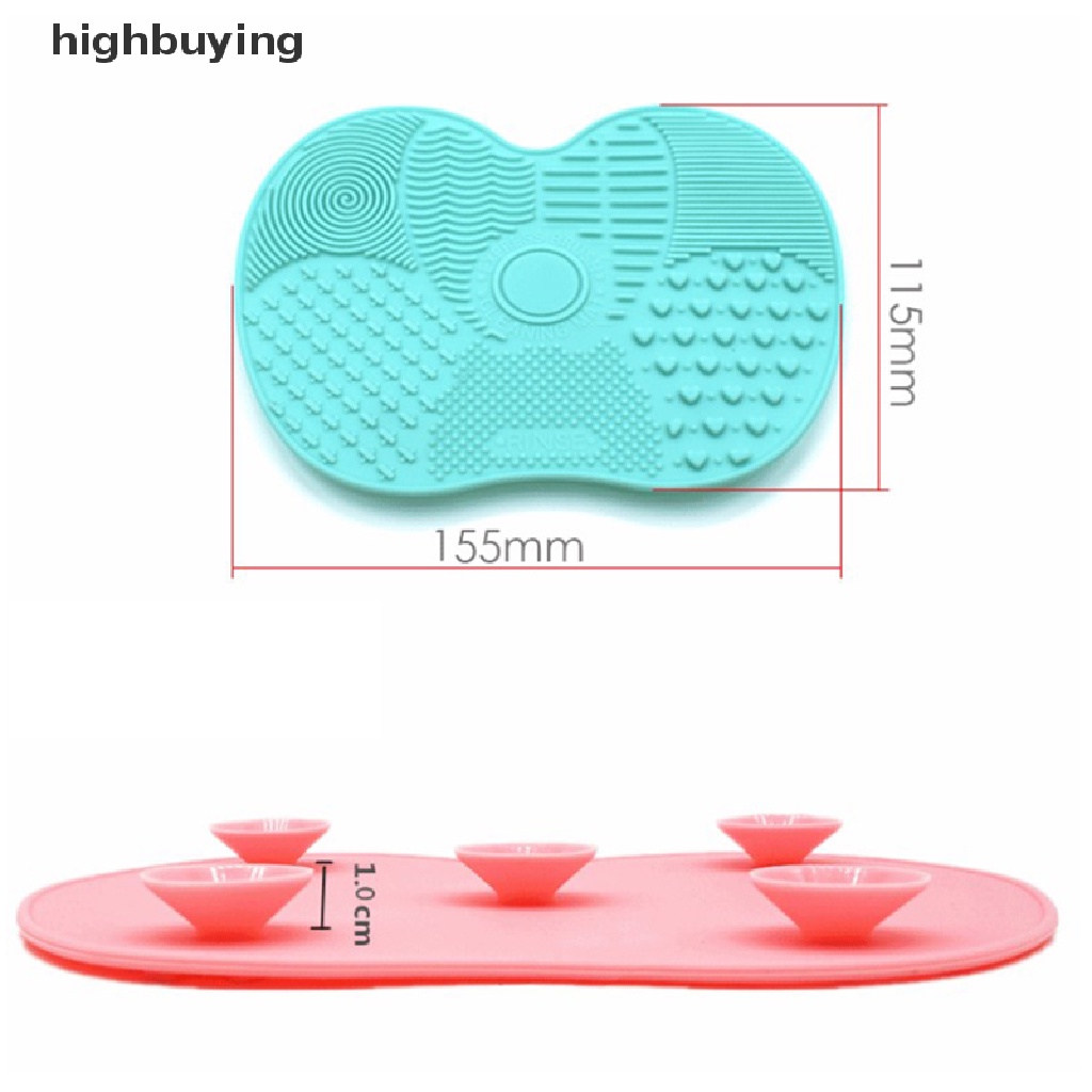 Miếng Silicone Vệ Sinh Cọ Trang Điểm Tiện Lợi