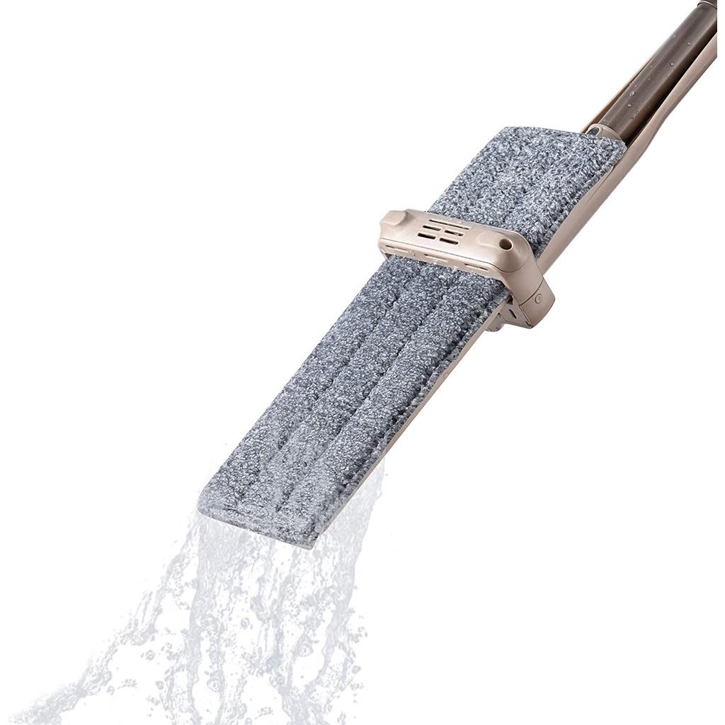 Chổi lau nhà tự vắt và cọ trần - tường - kính đầu Chữ Nhật xoay 360 độ (chưa bao gồm thùng) mã 70068