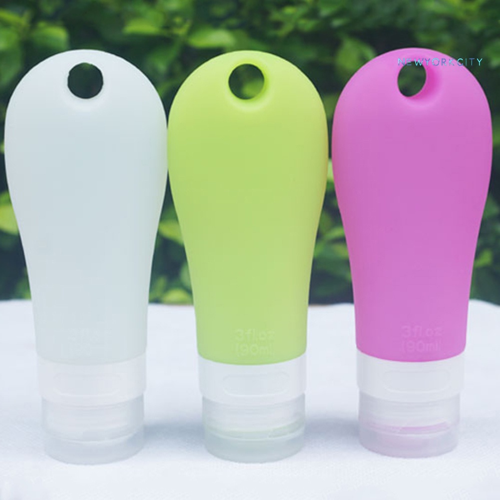 Chai Silicone Rỗng Đựng Dầu Gội 38 / 60 / 90ml Tiện Dụng Khi Đi Du Lịch