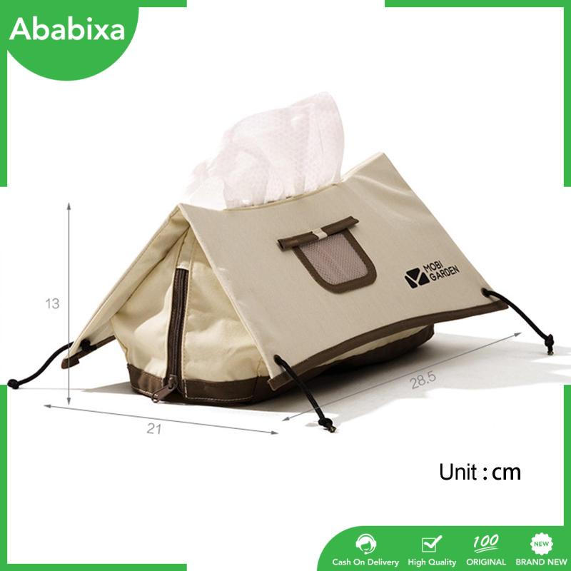 [Ababixa] Hộp Đựng Khăn Giấy Hình Lều Chống Mài Mòn Trang Trí Phòng Vẽ / Trang Trí Ngoài Trời