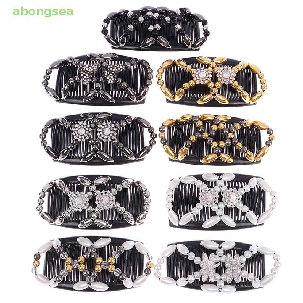 Kẹp Tóc Đính Đá Lấp Lánh Thời Trang Cho Nữ DIY