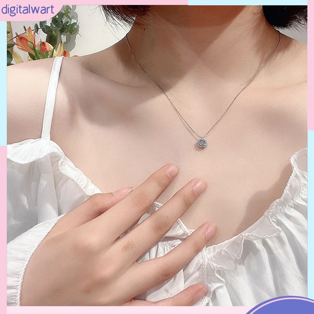 Vòng cổ Mặt Vuông Đính Đá Sang Trọng Cho Nữ