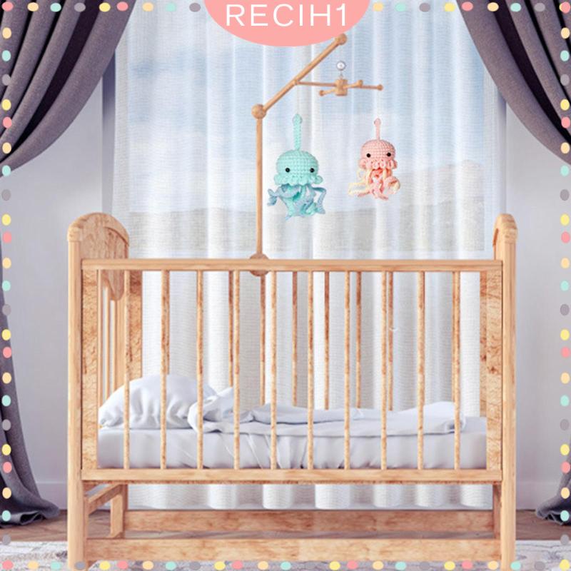 [Recih] Bộ Đồ Chơi Đan Móc Bằng Tay Hình Sứa Biển / Động Vật Thủ Công Để Bàn Trang Trí Cho Người Mới Bắt Đầu