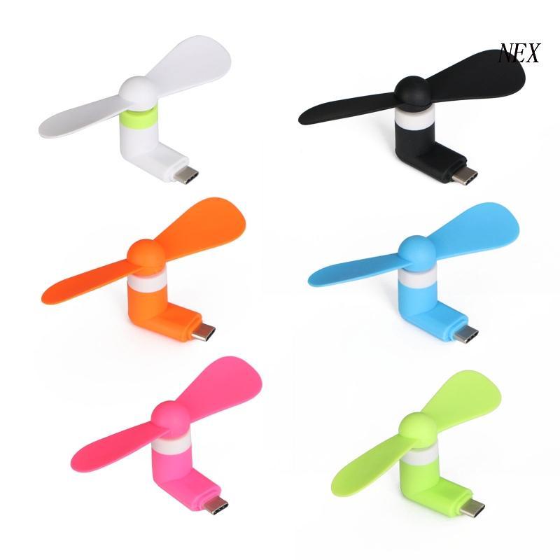 Quạt Mini Cổng USB Type C Tiện Dụng Cho Thiết Bị Android
